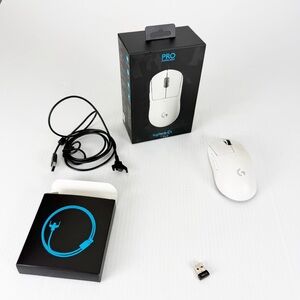 Logitech Pro X Superlight White Wireless Gaming Mouse AS IS Double Clicking